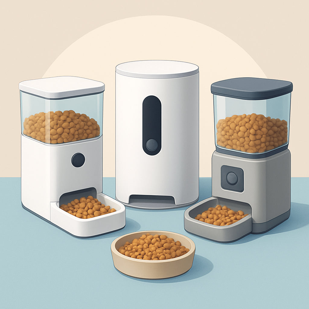 Featured image for Automatic Pet Feeders vs. Pet Food Dispensers