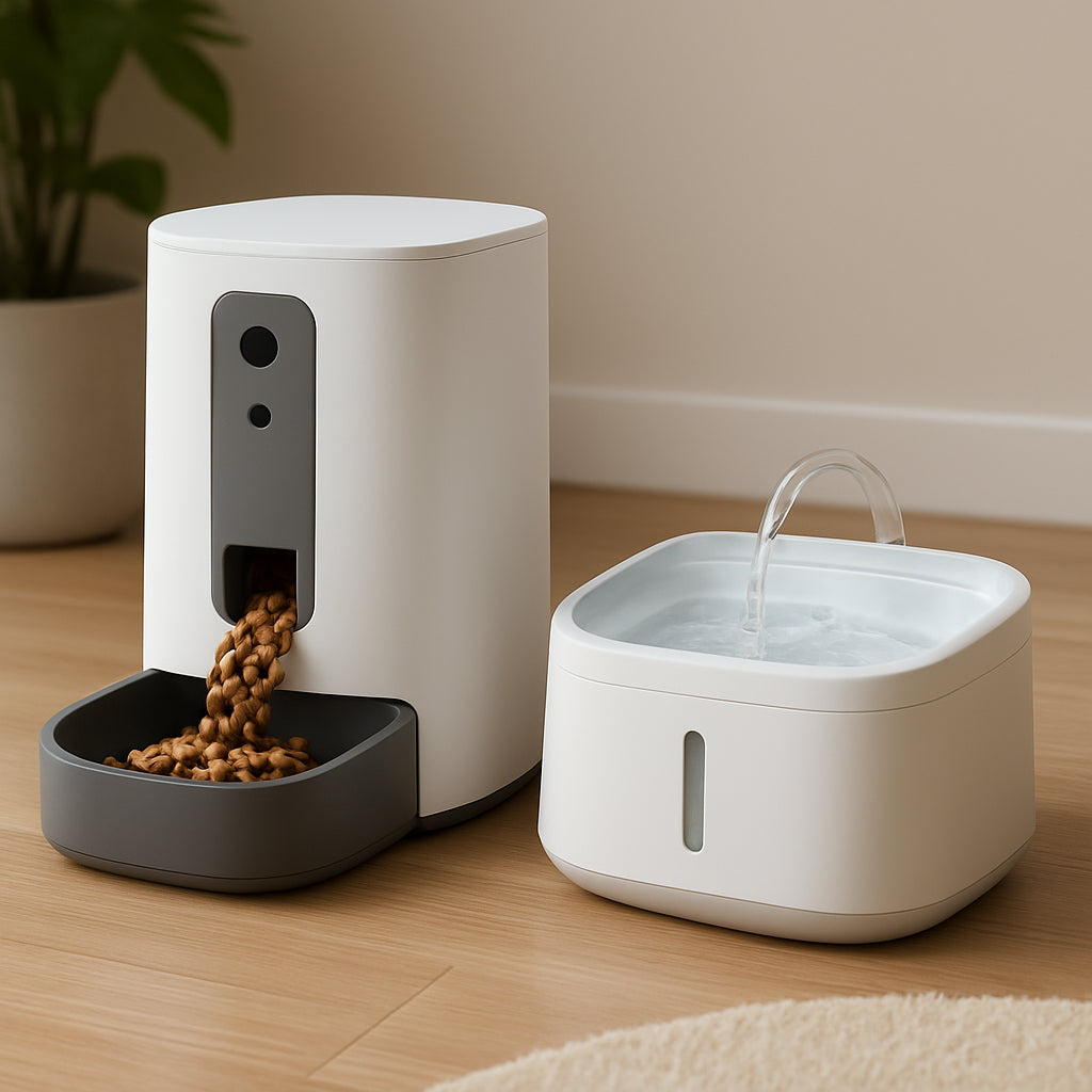 Featured image for Automatic Pet Feeders vs Pet Water Fountains