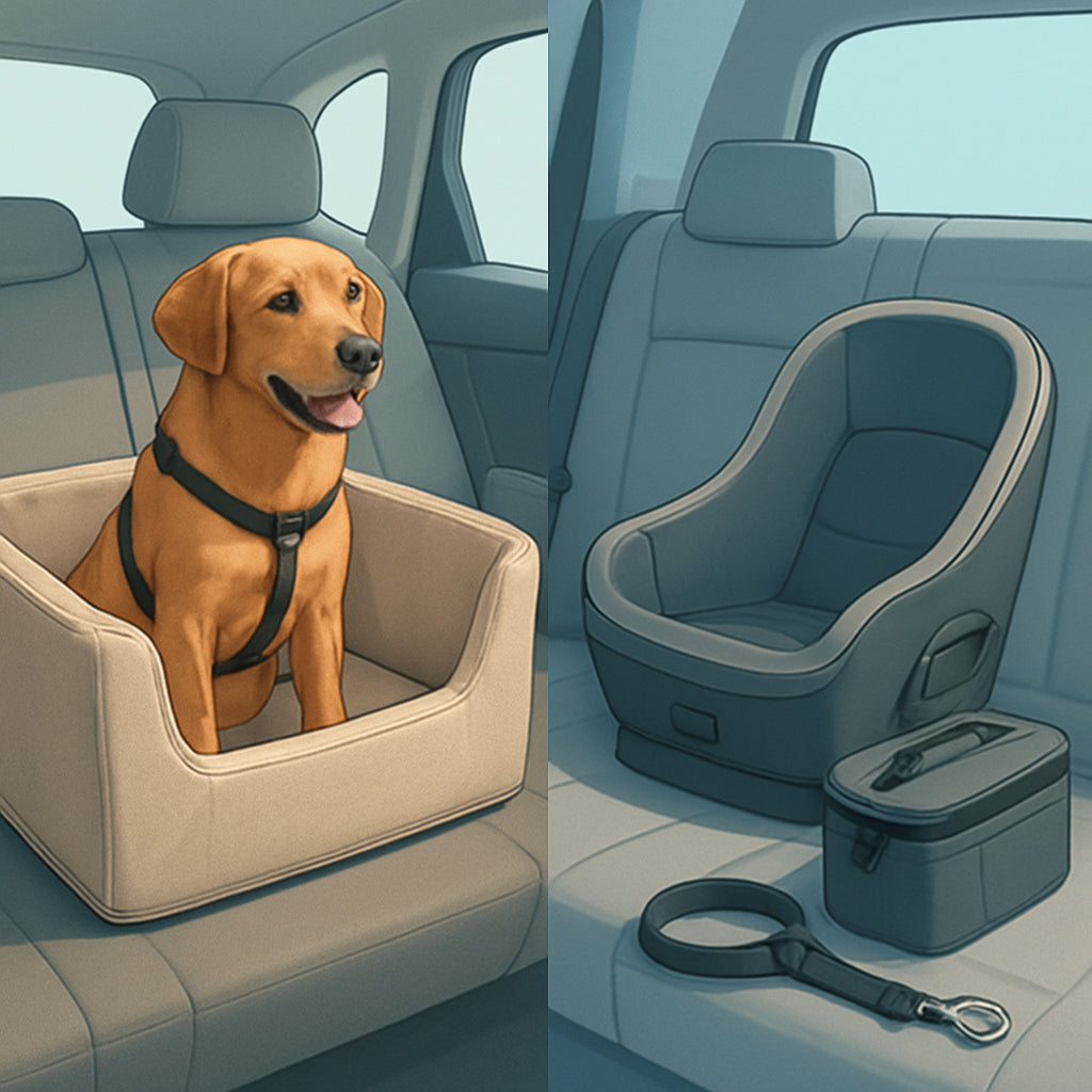 Featured image for Dog Car Seat Comparison: Best Dog Travel Gear for Safe Rides