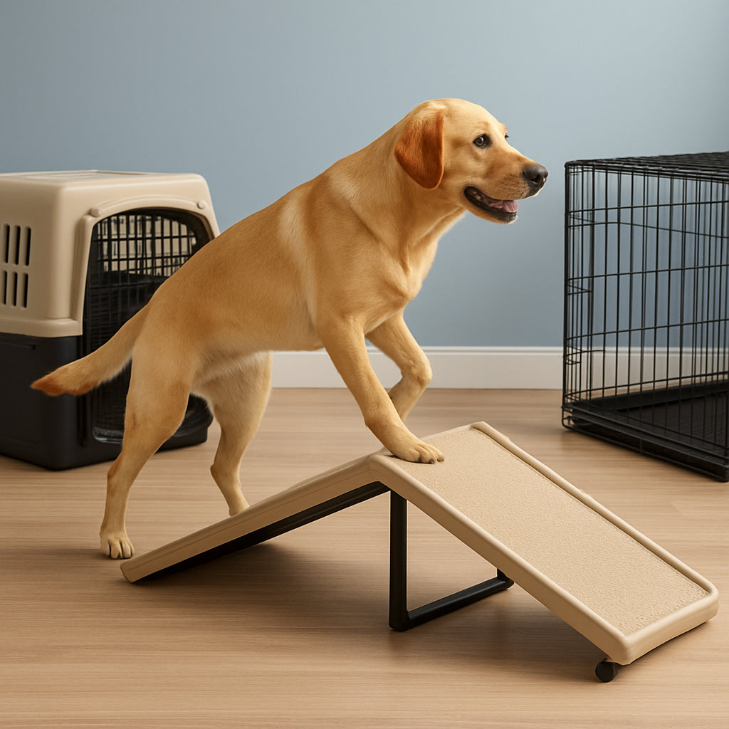Featured image for Dog Ramp vs. Dog Crates: Which Is Best?