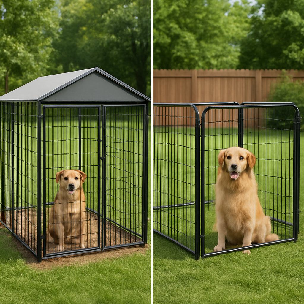 Featured image for Outdoor Dog Kennel vs. Dog Gates Pens: Best Choice