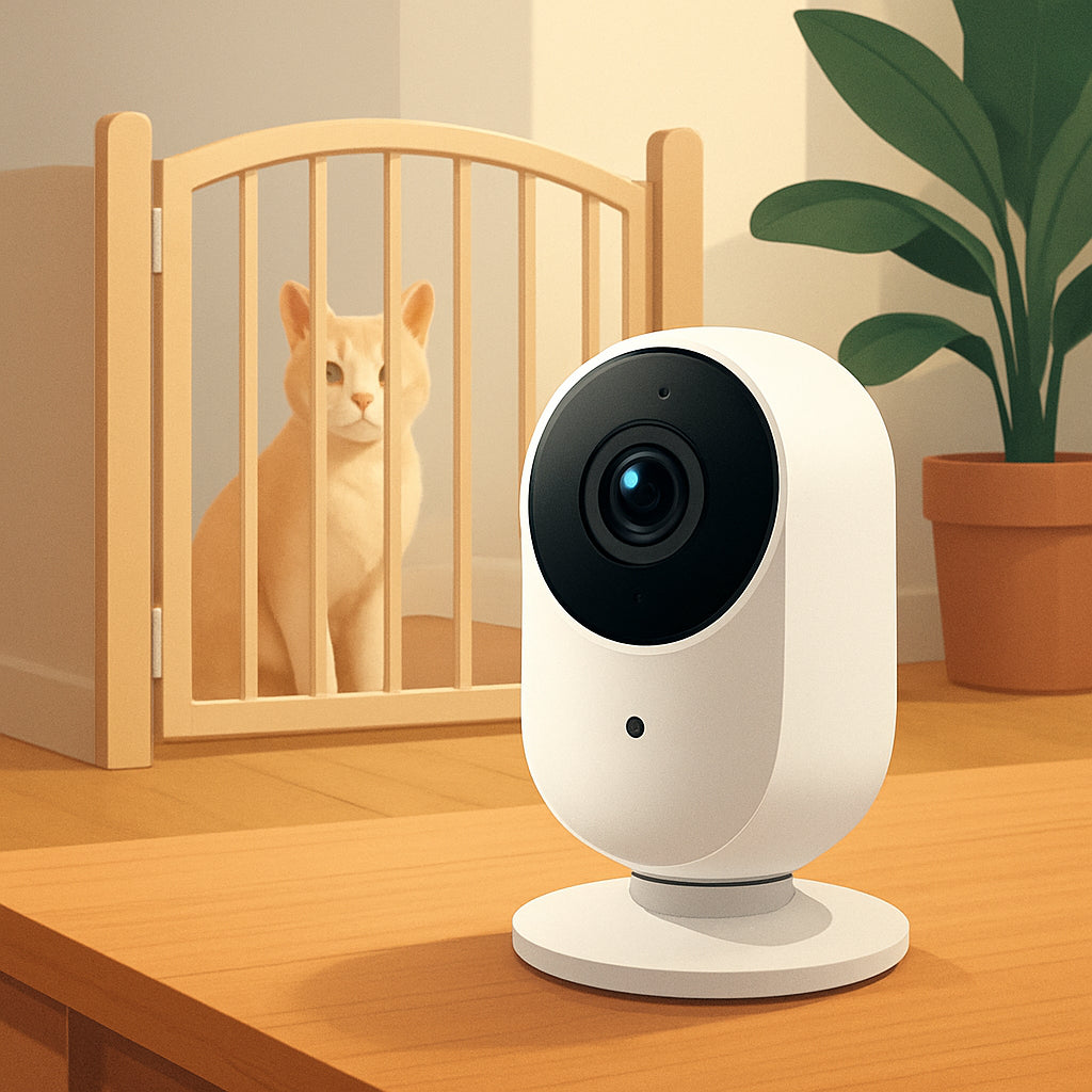 Featured image for Pet Cameras vs. Pet Gates: Which Is Best?