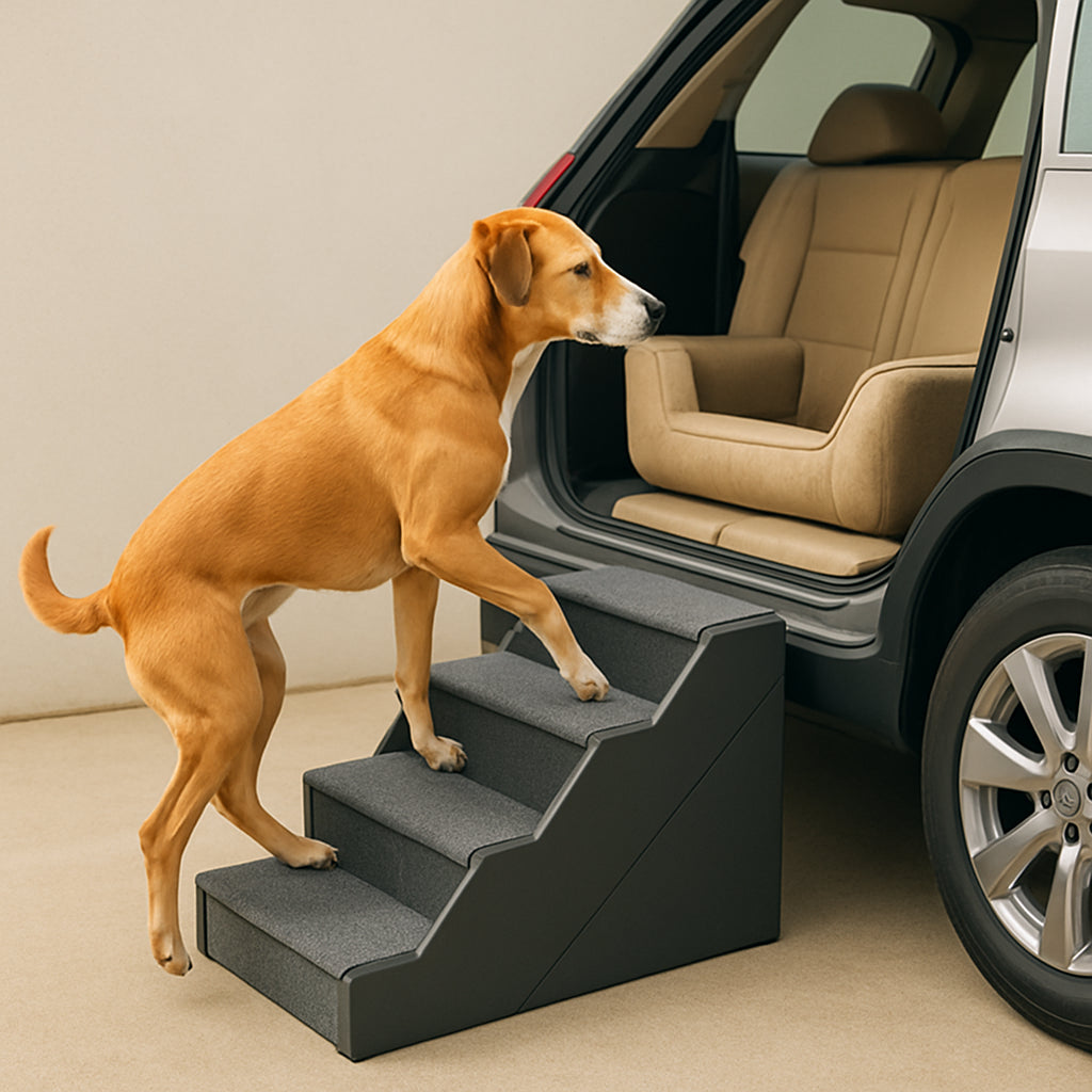 Featured image for Dog Steps vs. Dog Car Seat: Which Is Best?
