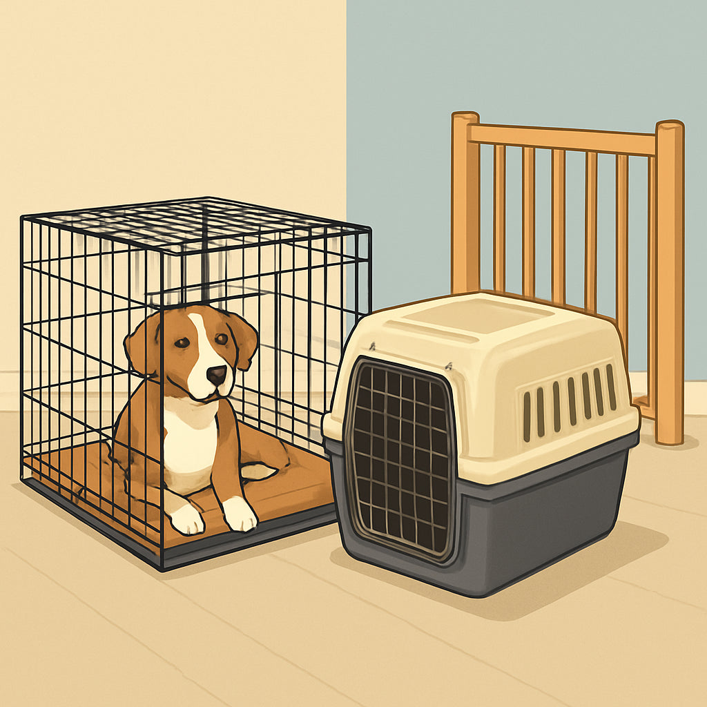 Featured image for Dog Crates vs. Dog Gates Pens: Pro Comparison
