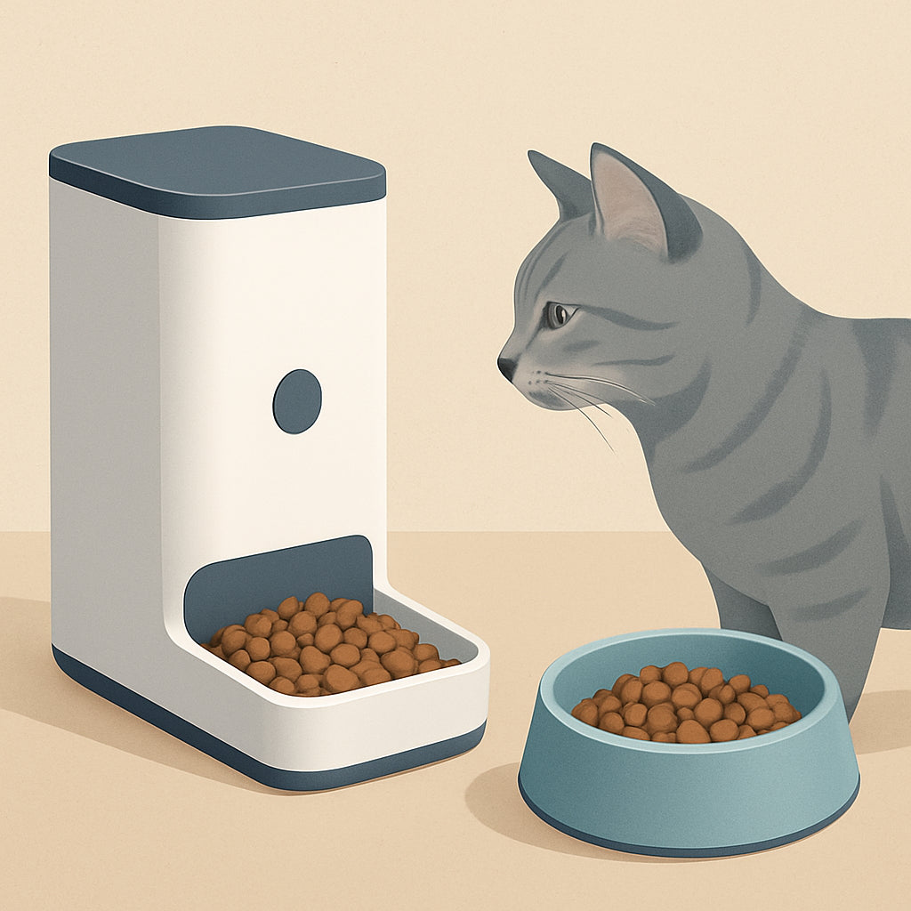 Featured image for Cat Feeders Bowls vs Automatic Pet Feeders