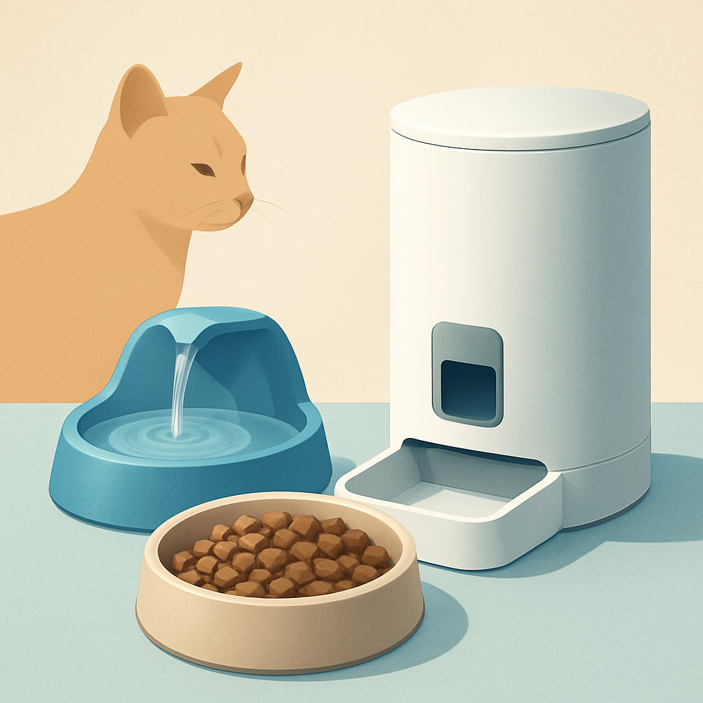 Featured image for Cat Feeders Bowls vs Cat Fountains: Which Is Better?