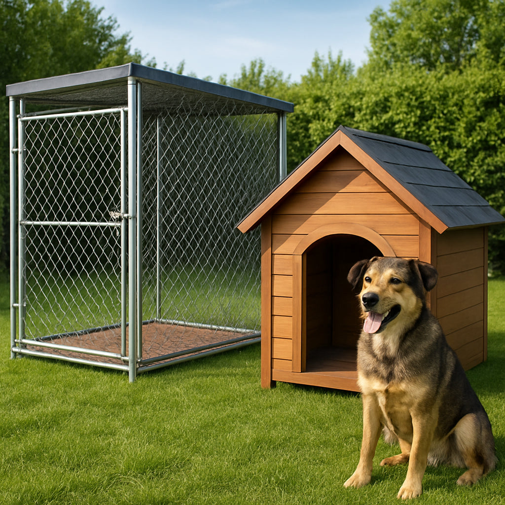 Featured image for Outdoor Dog Kennel vs Dog House: Which Is Best for Your Pet?