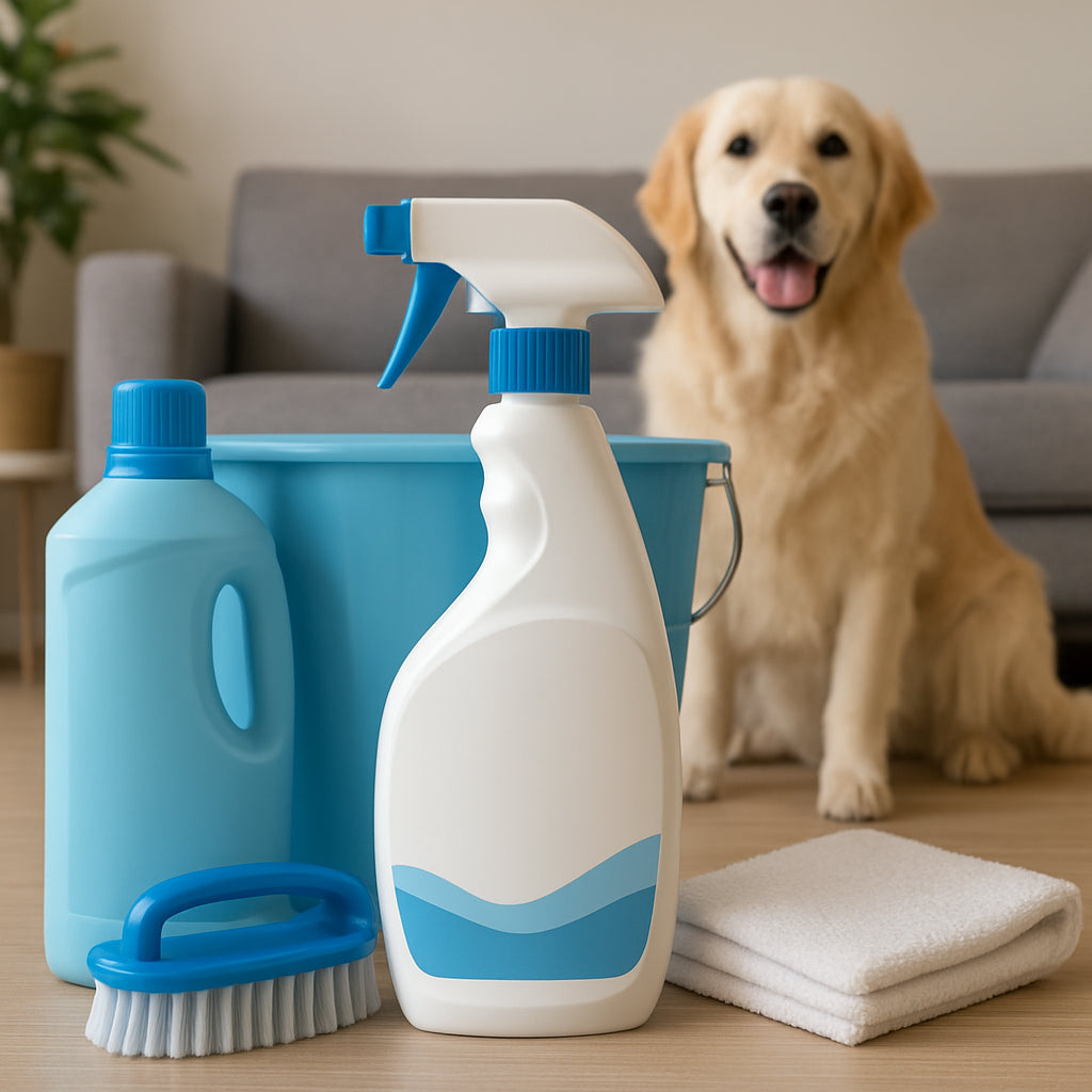 Featured image for Pet Odor Eliminator vs Pet Cleaning Supplies