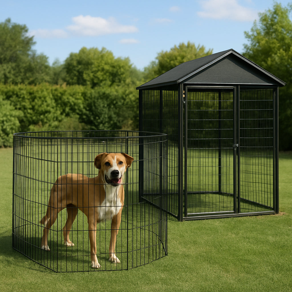 Featured image for Pet Playpen vs Outdoor Dog Kennel: Which is Best for Your Pet?