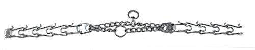 Herm Sprenger Prong Dog Training Collar, 22in x 3.0mm (Neck Size up to 18in) Medium, Ultra-Plus Chrome Plated Steel Pet Pinch Anti Pull Collar for Dogs Made in Germany