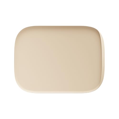 PETLIBRO Cat Food Mat, Silicone Dog Food Mat for Feeder & Fountain, Waterproof Pet Bowl Mat with Raised Edge Spill Protection, Non-Slip Feeding Mat for Cats & Dogs, 22'' x 16.5'', Ivory