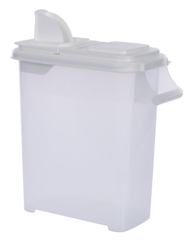 Buddeez 32 Quart Pet Food Dispenser with Lid - Airtight Storage for Dog Food, Cat Food, and Bird Seed - Easy Pour Spout for Mess Free Serving