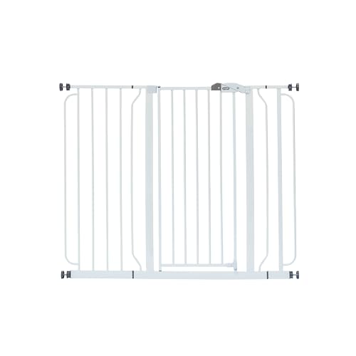 Regalo Safety 36" Extra Tall and 49" Wide Baby Gate for Doorways & Bottom of Stairs, Pressure Mounted Walk Through Baby Gate for Toddlers & Pets, Tested & Safe, American Designed, American Owned