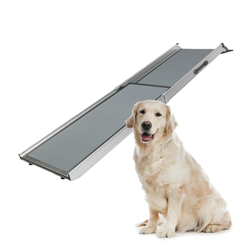PetSafe Happy Ride Telescoping Dog Ramp, Portable Pet Ramp for Cars, Trucks & SUVs with Adjustable Sizing