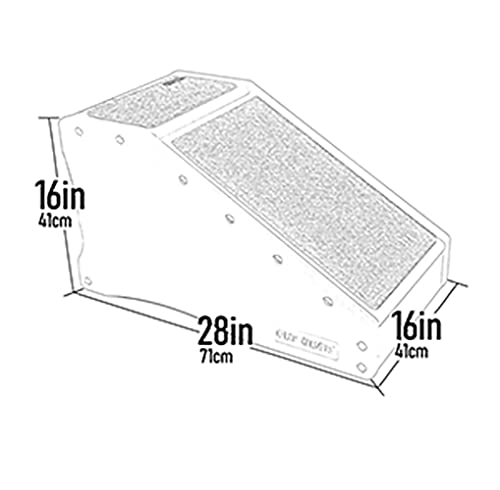 Pet Gear Stramp Stair and Ramp Combination for Dogs/Cats, Easy Step, Lightweight/Portable, Sturdy, Easy Assembly (No Tools Required) 1 Model, Sea Salt
