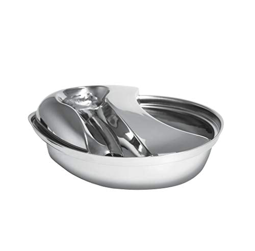 Pioneer Pet Stainless Steel Fountain Raindrop Design , 60oz