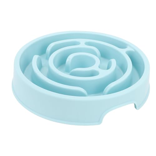 Pet Slow Feeder Bowl Round Cervical e Dog Cat Food Bowls for Medium Dogs Cats Multipurpose Slow Feeder for Digestion IChoking Design
