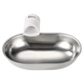 Smart Pet Water Fountain, Stainless Steel Automatic Pet Water Dispenser Wastewater Separation Feeding Watering Bowl for YSJ250424US for Cats and Small Dogs (Silver)