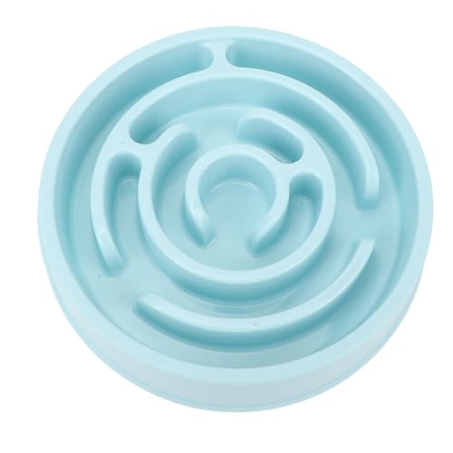 Pet Slow Feeder Bowl Round Cervical e Dog Cat Food Bowls for Medium Dogs Cats Multipurpose Slow Feeder for Digestion IChoking Design