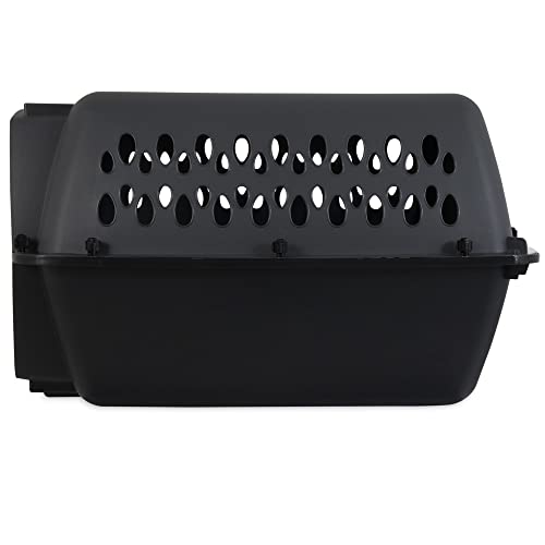Petmate Pet Porter Dog Kennel 24", Dark Gray & Black, for Pets 15-20lbs