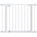 Safety 1st Easy Install Walk Thru Baby Gate for Doorway With Door, Dog Gates, Fits 29"-38", Easy Install 28" Tall, White