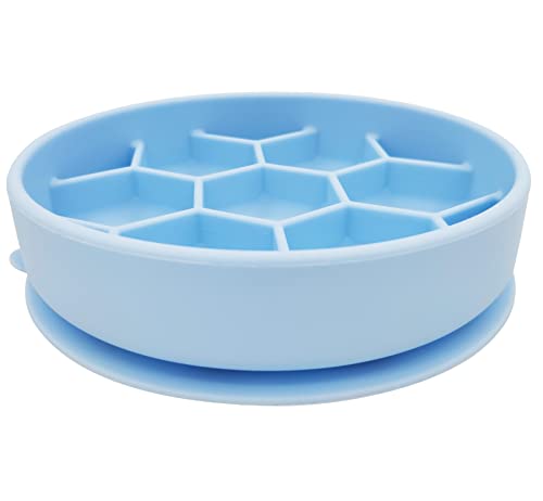Mr. Peanut's Interactive Slow Feed Dog Bowl, Fun Healthy Bloat Stop Feeder (Small)