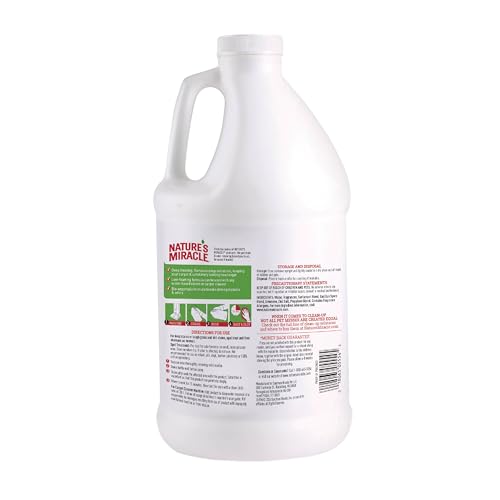 Nature’s Miracle Carpet Shampoo, Bio-Enzymatic Deep-Cleaning Pet Stain And Odor Remover, 64 oz