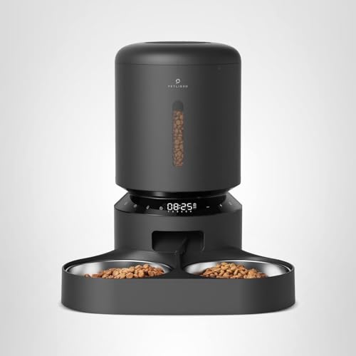 PETLIBRO Automatic Cat Feeder, Auto Pet Food Dispenser with Freshness Preservation, Timed Cats Feeders with Low Food Sensor for Dry Food, Up to 6 Meals Per Day, Granary Pet Feeder for Cats/Dogs