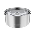 Kactoily 3L/101oz Large Capacity Dog Water Bowl Stainless Steel No Spill Dog Bowls Slow Drinking Dog Water Feeder Dispenser