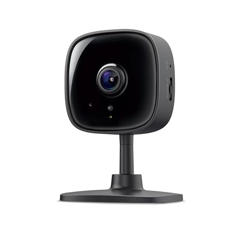 Tapo 1080P Indoor Wired Security Camera - Works as a Baby Monitor & Pet Camera, Motion Detection, 2-Way Audio, Siren, Night Vision, Subscription-Free Local Storage or Optional Cloud, C101