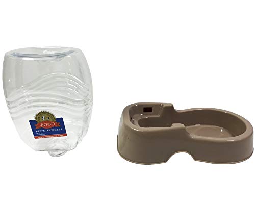 FixtureDisplays® FixtureDisplays® Automatic Dog Cat Pet Water Drinking Drinker Fountain Bowl Feeder 1 Liter Capacity 12245 12245
