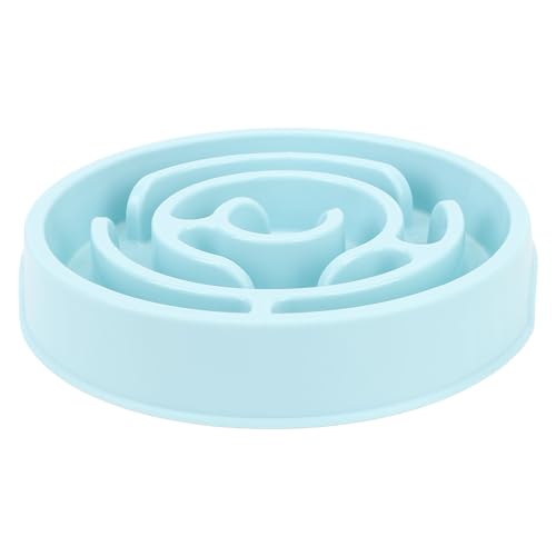 Pet Slow Feeder Bowl Round Cervical e Dog Cat Food Bowls for Medium Dogs Cats Multipurpose Slow Feeder for Digestion IChoking Design