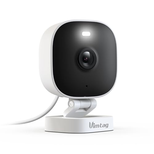VIMTAG 5G/2.4G 4MP Cameras for Home Security-Outdoor/Indoor Camera for Dog/Cat/Pet/Nanny/Baby, Wired, Color Night Vision, Free AI Detection, 2-Way Audio, 24/7 SD Recording,Support Alexa Cloud SD Card