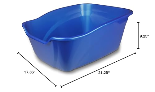 Pureness Giant High Sides Cat Litter Pan, Colors may Vary.
