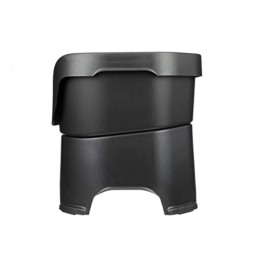 Neater Pet Brands Neater Feeder Deluxe Mess Proof Dog Bowls Elevated for Large Dogs Over 40 lbs, Made in USA, No Spill Raised Dog Food Bowl Stand Feeding Station, Food and Water Bowl Set, Black