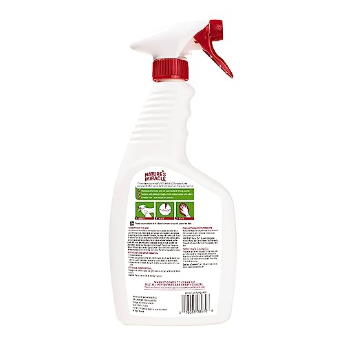 Nature’s Miracle Small Animal Cage and Surface Cleaner, Bio-Enzymatic Cleaning Formula, Destroy Tough Stains and Odors, 24 Ounces