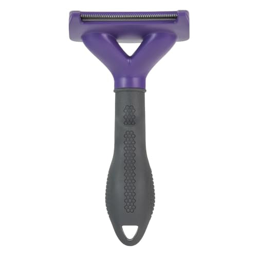FURminator deShedding Tool For Medium to Large Cats With Short Hair, Removes Loose Hair From Shedding