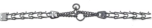 Herm Sprenger Prong Dog Training Collar - 16" Long with 2.25mm Gauge (for Dogs up to 40lbs) - Fits 13" Neck, Extendable to 19" Neck with Additional Prong Links - Chrome Plated Steel, Made in Germany