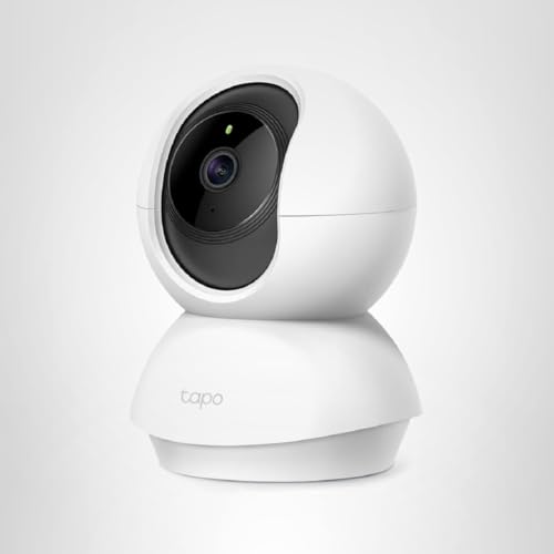 TP-Link Tapo Pan/Tilt Security Camera for Baby Monitor, Pet Camera w/Motion Detection, 1080P, 2-Way Audio, Night Vision, Cloud & SD Card Storage, Works with Alexa & Google Home (Tapo C200)