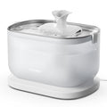 PETLIBRO Cat Water Fountain Stainless Steel Tray, Wireless Pump Cat Fountain, Ultra Quiet Pet Water Fountain, 2.5L Automatic Water Dispenser for Cats, Dual Flow Cat Water Dispenser Easy to Clean