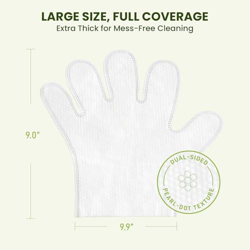 36PCS Hypoallergenic Pet Glove Wipes for Dogs, Cats & Small Animals | No-Rinse Deodorizing Dog Wipes for Paws, Butt, Eyes & Ears | Pet Wipes for Stain & Odor Cleanup Between Baths & Travel