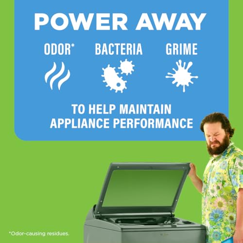 Affresh Washing Machine Cleaner, Helps Power Away Odor Causing Bacteria & Grime Deep Inside Pump, Valve & Hoses, 12 Time Release Tablets, 1 Year Supply