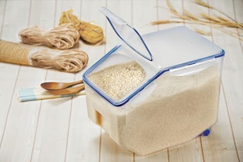 Lock & Lock Bulk Storage Bins Food Storage Container with Wheels (50.72-Cup)