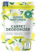 Good Natured Brand | Carpet Deodorizer & Freshener Powder | 31 oz Pet Odor Eliminator for Strong Odor & Pet Urine | Fresh Natural Lemon Scent | Safe for Homes with Pets