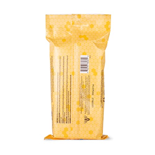 Burt's Bees for Pets Kitten Grooming Wipes with Buttermilk and Honey, Waterless Cat Bath Wipes for Face, Paws, Tail and Coat Cleaning, Gentle Bath Alternative for Indoor Felines, 50 Count