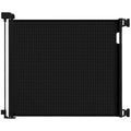 Veraste Retractable Baby Gate for Doorways and Stairs, Mesh Safety Gate for Pet, Indoor & Outdoor Use, One-Hand Operation, Easy Installation, 33.6" Tall, Expands to 55" Wide（Black,33.6"x55"