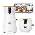 Furbo 360° Dog Camera + Mini 360° Cam [New Subscription Required at Setup] 2-Camera Bundle Nanny Pro Subscription: Dog Safety Alerts, Pet Camera with Speaker, Phone App & Night Vision