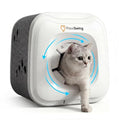 PawSwing Cat Self Groomer Neo with 360° Skin Friendly Brush Self Cleaning Automatic Fur Collection Grooming House for Hairball Control and Shedding Relief Autocomb Cat Auto Grooming Box for All Cats