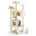 Aidoly Cat Tree 54 Inch, Multi-Level Cat Tower with Condo, Perches, Sisal Scratching Posts and Climbing Ladder, Pet Play Toy Balls House for Indoor Cats