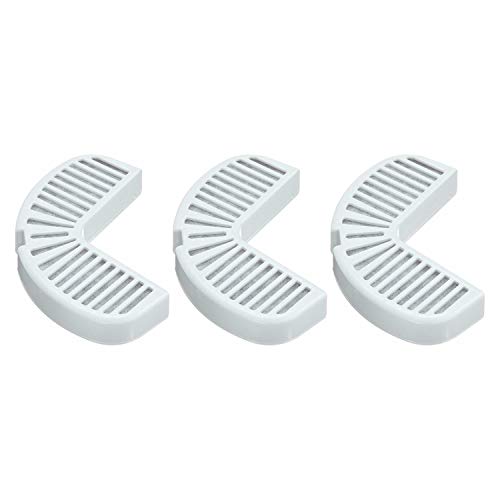 Pioneer Pet Replacement Filters for Ceramic & Stainless Steel Fountains, Raindrop Filters (3 Filters),White
